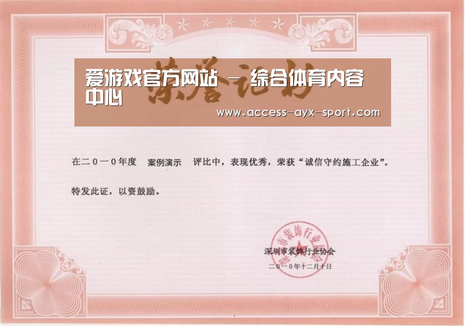 荣誉证书二(图1)
